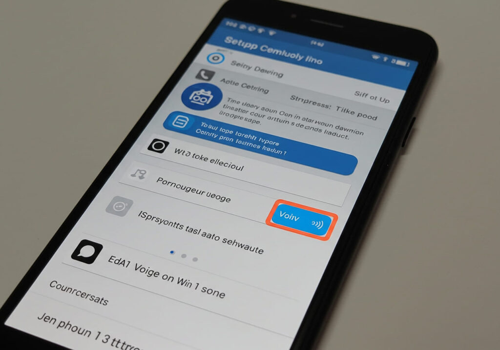 Voice lock smart phone 