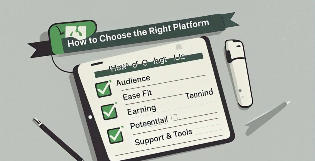 Choose Platform to Make Money Online